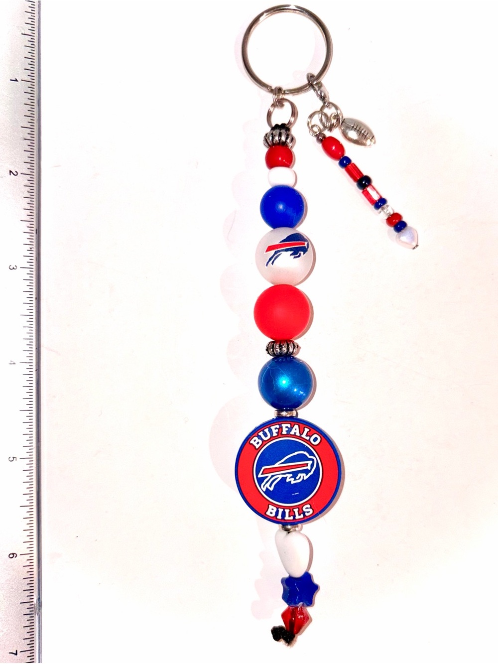 Handmade NFL Buffalo Bills Keychain